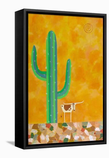 Prickly Pair-Casey Craig-Framed Stretched Canvas