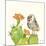 Prickly Pear and Elf Owl-Robbin Rawlings-Mounted Art Print