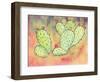 Prickly Pear Cactus-Beverly Dyer-Framed Art Print