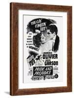 Pride and Prejudice, 1940-null-Framed Art Print