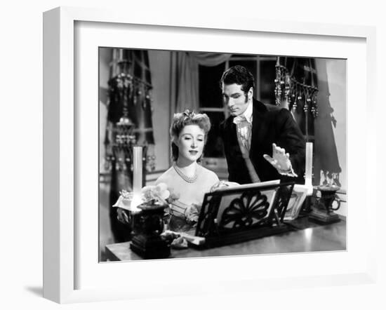 Pride And Prejudice, Greer Garson, Laurence Olivier, 1940-null-Framed Photo