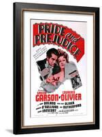 Pride and Prejudice, Laurence Olivier, Greer Garson, 1940-null-Framed Art Print