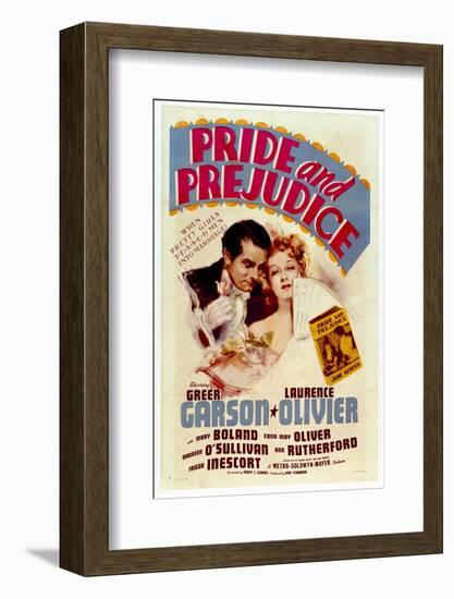 Pride and Prejudice - Movie Poster Reproduction-null-Framed Photo