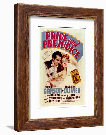 Pride and Prejudice - Movie Poster Reproduction-null-Framed Photo