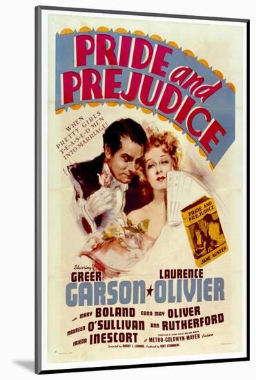 Pride and Prejudice - Movie Poster Reproduction-null-Mounted Photo