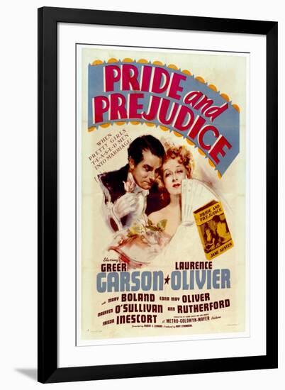 Pride and Prejudice - Movie Poster Reproduction-null-Framed Photo