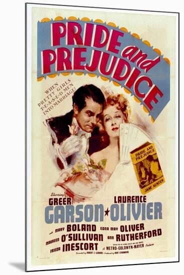 Pride and Prejudice - Movie Poster Reproduction-null-Mounted Photo