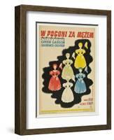 Pride and Prejudice, Polish Movie Poster, 1940-null-Framed Art Print