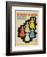 Pride and Prejudice, Polish Movie Poster, 1940-null-Framed Art Print