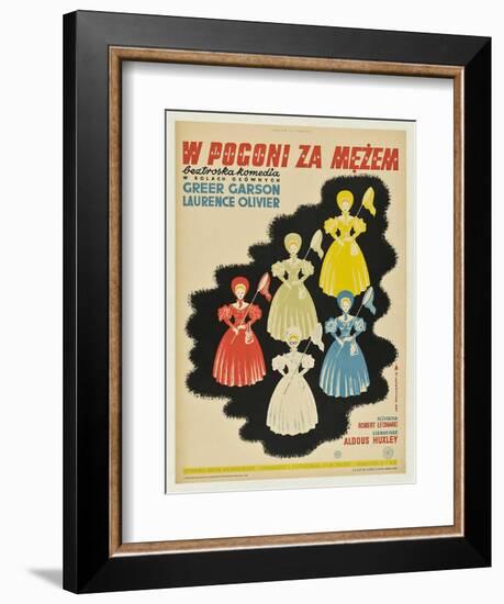 Pride and Prejudice, Polish Movie Poster, 1940-null-Framed Art Print