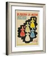 Pride and Prejudice, Polish Movie Poster, 1940-null-Framed Art Print