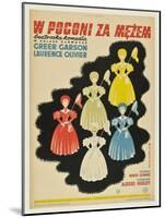 Pride and Prejudice, Polish Movie Poster, 1940-null-Mounted Art Print