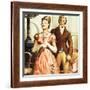 Pride and Prejudice's Elizabeth and Mr Darcy-null-Framed Giclee Print