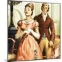 Pride and Prejudice's Elizabeth and Mr Darcy-null-Mounted Giclee Print