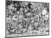 Pride, from the Seven Deadly Sins, Engraved by Pieter Van Der Heyden, 1558-Pieter Bruegel the Elder-Mounted Giclee Print