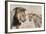 Pride Male Liion (Panthera Leo) with Sub Adult Male, Kgalagadi Transfrontier Park, South Africa-Ann and Steve Toon-Framed Photographic Print