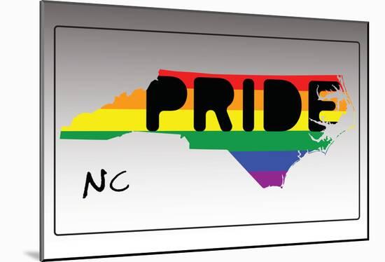 Pride North Carolina-null-Mounted Poster