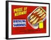 Pride Of Norway Brand Brisling Sardines-null-Framed Art Print