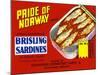 Pride Of Norway Brand Brisling Sardines-null-Mounted Art Print