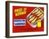 Pride Of Norway Brand Brisling Sardines-null-Framed Art Print