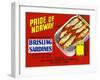 Pride Of Norway Brand Brisling Sardines-null-Framed Art Print