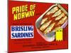 Pride Of Norway Brand Brisling Sardines-null-Mounted Art Print