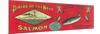 Pride of the Navy Salmon Can Label - Bellingham, WA-Lantern Press-Mounted Premium Giclee Print