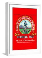 Pride of Virginia Herring Roe-null-Framed Art Print