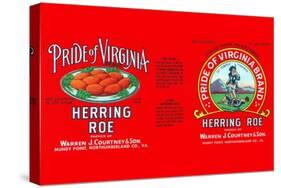 Pride of Virginia Herring Roe-null-Stretched Canvas