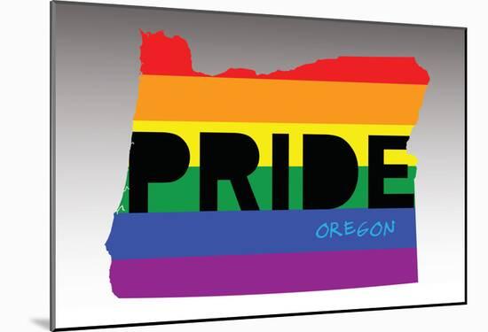 Pride Oregon-null-Mounted Poster