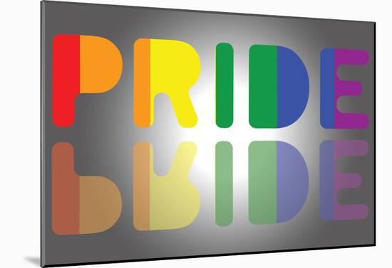 Pride Reflection-null-Mounted Poster