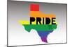 Pride Texas-null-Mounted Poster