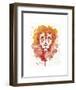 Pride (Watercolor Lion)-Sillier than Sally-Framed Art Print