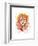 Pride (Watercolor Lion)-Sillier than Sally-Framed Art Print