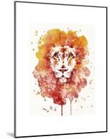 Pride (Watercolor Lion)-Sillier than Sally-Mounted Art Print