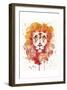 Pride (Watercolor Lion)-Sillier than Sally-Framed Art Print