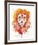 Pride (Watercolor Lion)-Sillier than Sally-Framed Art Print