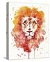 Pride (Watercolor Lion)-Sillier than Sally-Stretched Canvas