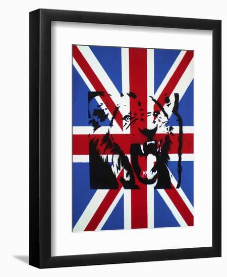 Pride-Abstract Graffiti-Framed Premium Giclee Print