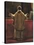 Priest at the Altar-Francois-Marius Granet-Stretched Canvas