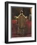 Priest at the Altar-Francois-Marius Granet-Framed Giclee Print