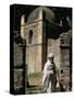 Priest Caretaker, Kuskuam (Kusquam) Church, Gondar, Ethiopia, Africa-David Poole-Stretched Canvas