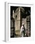 Priest Caretaker, Kuskuam (Kusquam) Church, Gondar, Ethiopia, Africa-David Poole-Framed Photographic Print