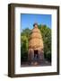 Priest in a temple at Goverdan ecovillage, Maharashtra, India, Asia-Godong-Framed Photographic Print