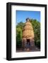 Priest in a temple at Goverdan ecovillage, Maharashtra, India, Asia-Godong-Framed Photographic Print