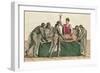 Priest in Tenochtitlan Plucks the Heart from Human Sacrifice-null-Framed Art Print