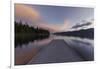 priest lake stacked pink-Jeff Poe-Framed Photo