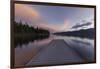 priest lake stacked pink-Jeff Poe-Framed Photo
