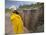 Priest Outside the Sunken Rock Hewn Church of Bet Giyorgis, Lalibela, Ethiopia-Gavin Hellier-Mounted Photographic Print