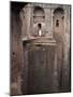 Priest Stands at the Entrance to the Rock-Hewn Church of Bet Gabriel-Rufael, Lalibela, Ethiopia-Mcconnell Andrew-Mounted Photographic Print